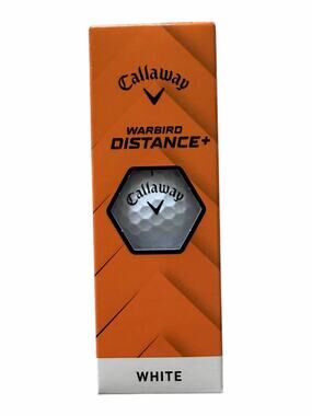 Callaway Warbird Distance Golf Balls 3 Pack White New Sealed Distance Golf Balls
